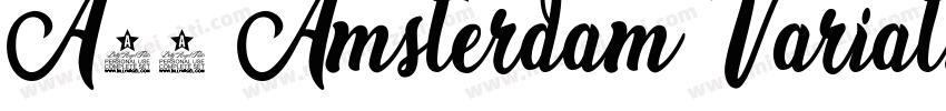 A91 Amsterdam Variation.ttf字体转换